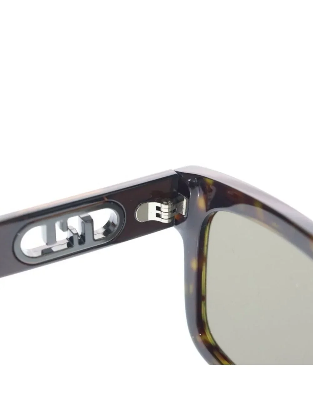 Fendi Logo Square Sunglasses Black Eyewear